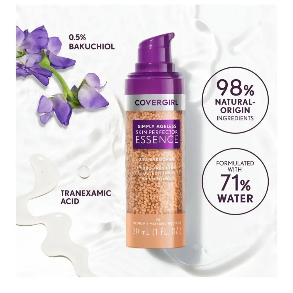Cover girl x Olay 3x medium 3 in 1 essence + foundation makeup beige beauty skin